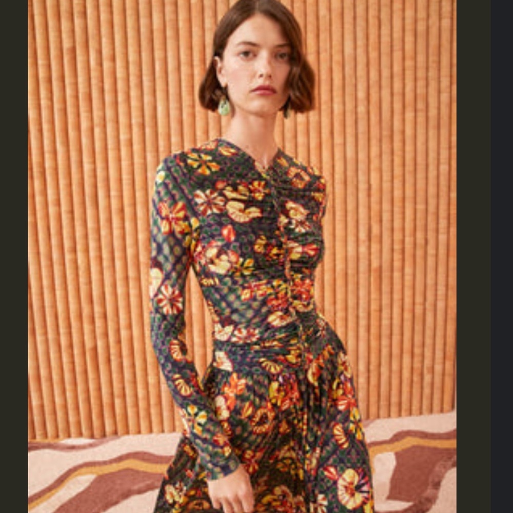 Ulla Johnson Ricci Top in Evergreen